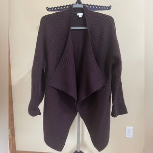 J Jill mixed texture cardigan sweater